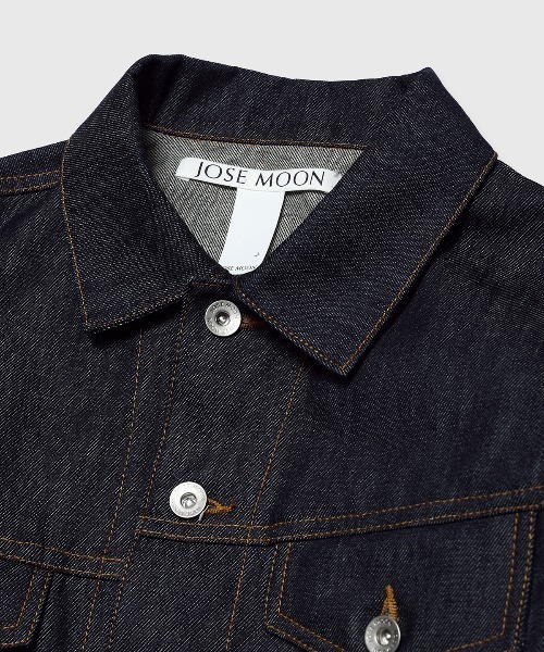 JOSE MOON(ジョゼムーン)の「CROP DENIM JACKET/クロップデニムジャケット(デニムジャケット・レディース・ブルー/ブラック/インディゴブルー・FREE)」の10枚目の写真