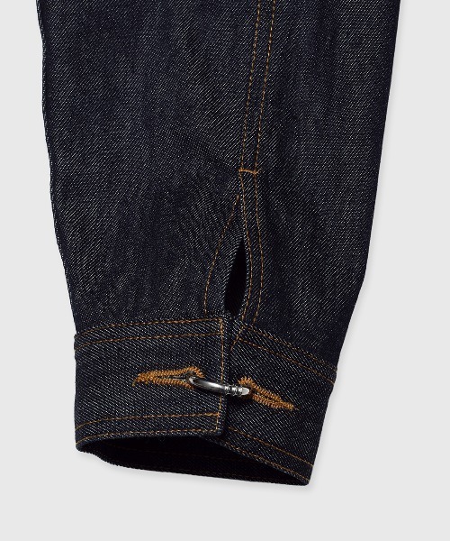 JOSE MOON(ジョゼムーン)の「CROP DENIM JACKET/クロップデニムジャケット(デニムジャケット・レディース・ブルー/ブラック/インディゴブルー・FREE)」の11枚目の写真