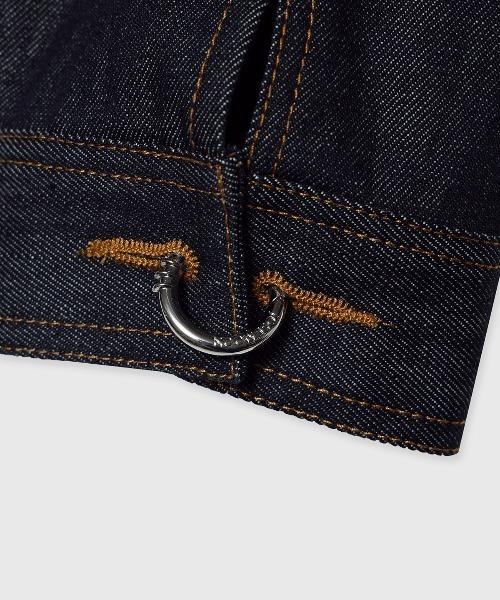 JOSE MOON(ジョゼムーン)の「CROP DENIM JACKET/クロップデニムジャケット(デニムジャケット・レディース・ブルー/ブラック/インディゴブルー・FREE)」の5枚目の写真