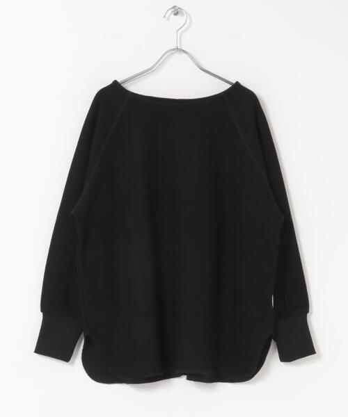 ITEMS URBANRESEARCH(アイテムズ アーバンリサーチ)の「インレーダンボールプルオーバー(Tシャツ/カットソー・レディース・オフホワイト/ベージュ/ブラック・FREE)」の9枚目の写真