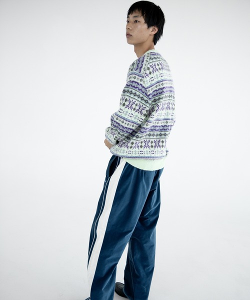 thisisneverthat(ディスイズネバーザット)の「Velvet Track Pant(その他パンツ・メンズ・ブルー/ブラウン・L/M/S/XL)」の8枚目の写真