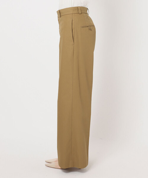plage（プラージュ）の「T/C wide chinos パンツ（チノパンツ・レディース・ベージュ/ホワイト・34/36/38）」の19枚目の写真