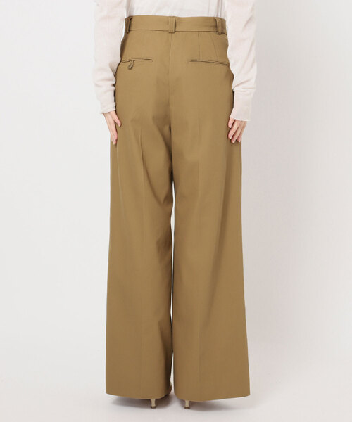 plage（プラージュ）の「T/C wide chinos パンツ（チノパンツ・レディース・ベージュ/ホワイト・34/36/38）」の20枚目の写真