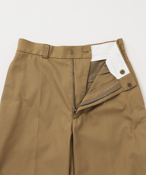 plage（プラージュ）の「T/C wide chinos パンツ（チノパンツ・レディース・ベージュ/ホワイト・34/36/38）」の3枚目の写真