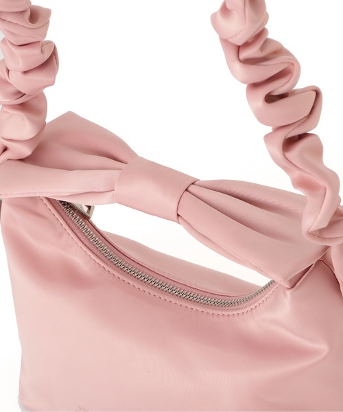 JILL by JILL STUART(ジルバイジルスチュアート)の「◇リボンハンドルサテンバッグ(ハンドバッグ・レディース・ブラック/ピンク・FREE)」の20枚目の写真