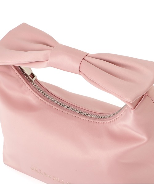 JILL by JILL STUART(ジルバイジルスチュアート)の「◇リボンハンドルサテンバッグ(ハンドバッグ・レディース・ブラック/ピンク・FREE)」の21枚目の写真