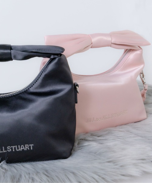 JILL by JILL STUART(ジルバイジルスチュアート)の「◇リボンハンドルサテンバッグ(ハンドバッグ・レディース・ブラック/ピンク・FREE)」の12枚目の写真