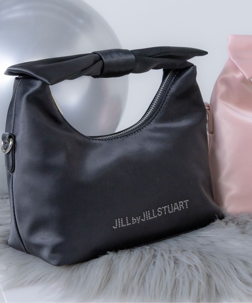 JILL by JILL STUART(ジルバイジルスチュアート)の「◇リボンハンドルサテンバッグ(ハンドバッグ・レディース・ブラック/ピンク・FREE)」の13枚目の写真