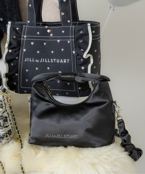 JILL by JILL STUART(ジルバイジルスチュアート)の「◇リボンハンドルサテンバッグ(ハンドバッグ・レディース・ブラック/ピンク・FREE)」の14枚目の写真