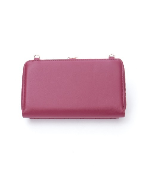 axes femme（アクシーズファム）の「リボンキルトヨコ型ショルダー（ショルダーバッグ・レディース・ワイン/ブラック・FREE）」の6枚目の写真