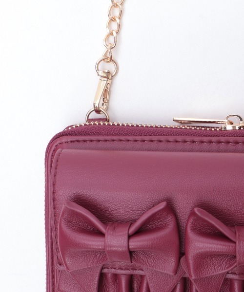 axes femme（アクシーズファム）の「リボンキルトヨコ型ショルダー（ショルダーバッグ・レディース・ワイン/ブラック・FREE）」の15枚目の写真