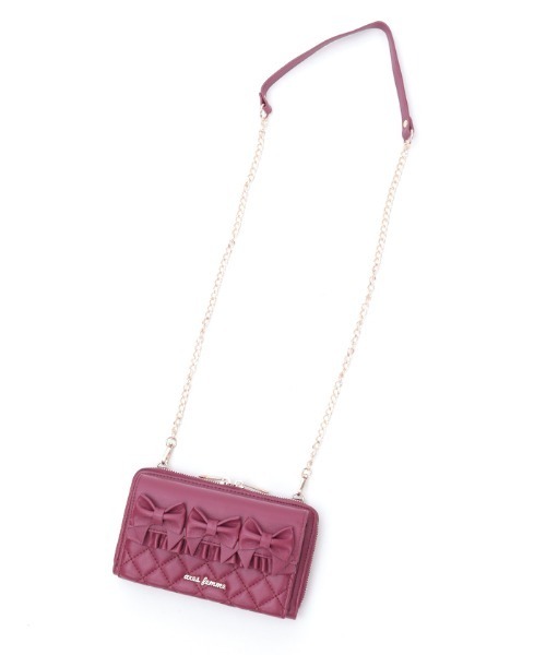 axes femme（アクシーズファム）の「リボンキルトヨコ型ショルダー（ショルダーバッグ・レディース・ワイン/ブラック・FREE）」の13枚目の写真