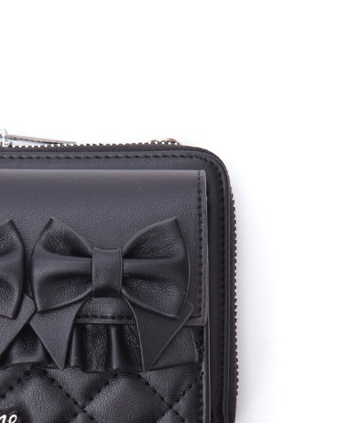 axes femme（アクシーズファム）の「リボンキルトヨコ型ショルダー（ショルダーバッグ・レディース・ワイン/ブラック・FREE）」の18枚目の写真