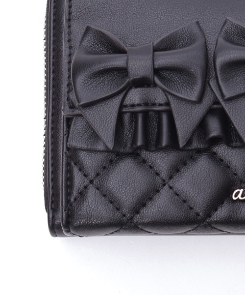 axes femme（アクシーズファム）の「リボンキルトヨコ型ショルダー（ショルダーバッグ・レディース・ワイン/ブラック・FREE）」の19枚目の写真
