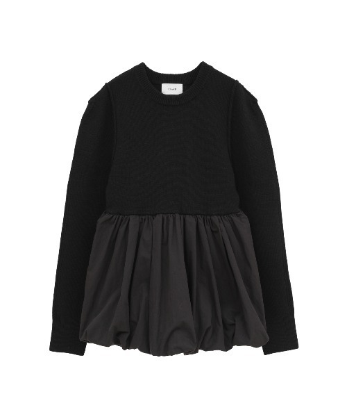 CLANE(クラネ)の「DOCKING POWERSHOULDER KNIT TOPS(ニット/セーター・レディース・ブラック/アイボリー/ベージュ・2/1)」の20枚目の写真