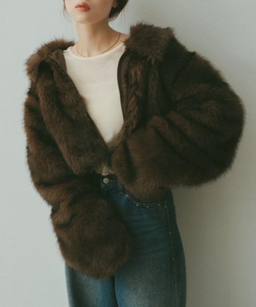 本日限定価格★Kastane ファーショートコート ファーショートコート（その他アウター）｜Kastane（カスタネ）の