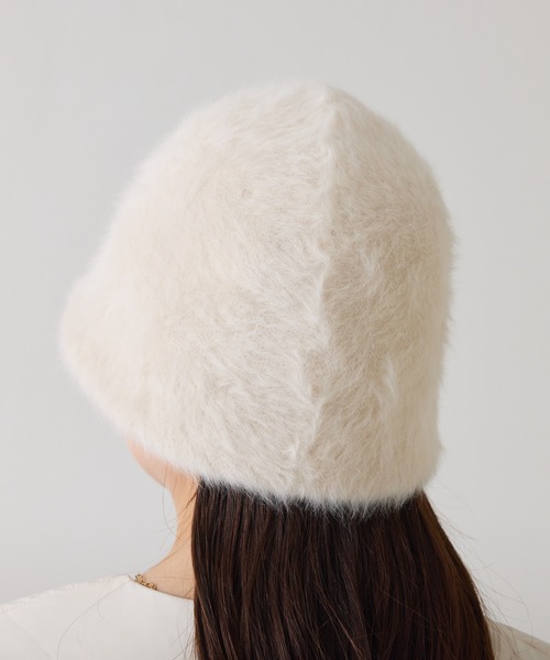 COLLAGE GALLARDAGALANTE（コラージュガリャルダガランテ）の「UVケアバケットハット（ハット・レディース・オフホワイト・FREE）」の7枚目の写真