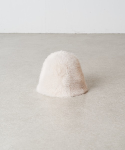 COLLAGE GALLARDAGALANTE（コラージュガリャルダガランテ）の「UVケアバケットハット（ハット・レディース・オフホワイト・FREE）」の8枚目の写真