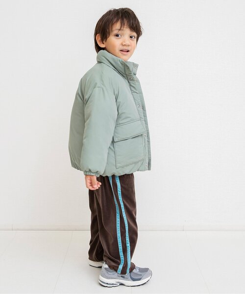 セール】【洗える】スタンドカラー中綿ジャケット_ジュニア対応