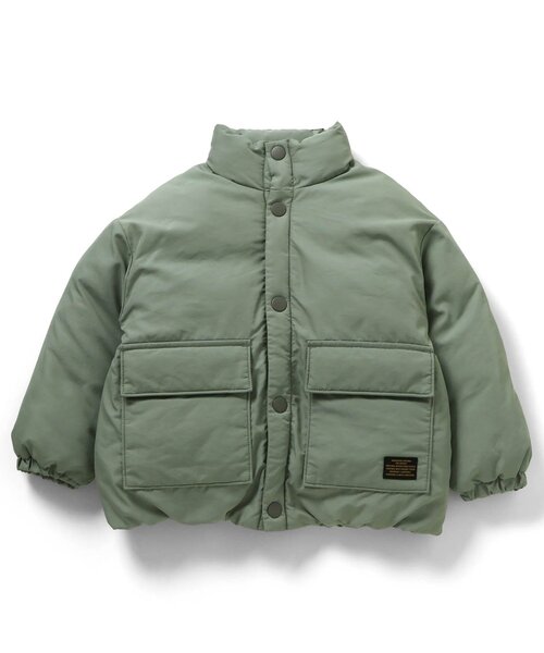 BREEZE(브리즈)의 「【씻을 수 있는】스탠드 칼라 안솜 재킷_주니어 대응(다운 재킷/코트)」｜상세 화상