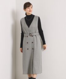 ITS'DEMO | 【手洗い可】チェック柄ジャンスカ(ワンピース)