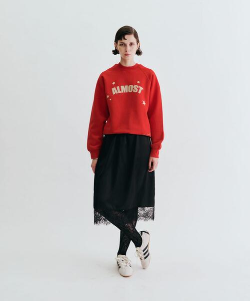 URBAN RESEARCH（アーバンリサーチ）の「Teya　Almost Sweat（スウェット・レディース・ネイビー/レッド・MEDIUM/SMALL）」の6枚目の写真