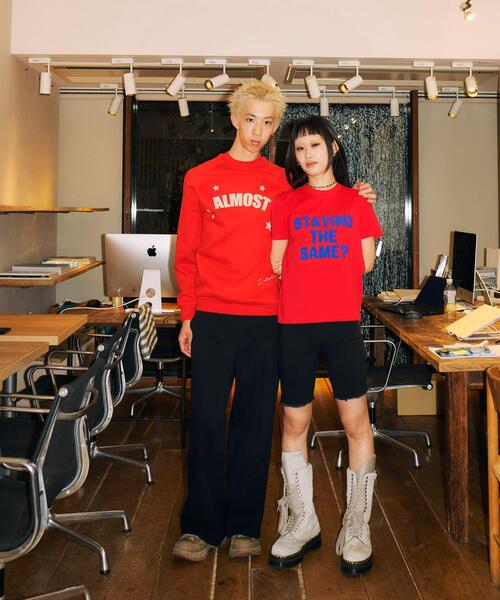 URBAN RESEARCH（アーバンリサーチ）の「Teya　Almost Sweat（スウェット・レディース・ネイビー/レッド・MEDIUM/SMALL）」の7枚目の写真