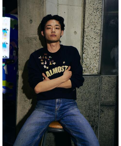 URBAN RESEARCH（アーバンリサーチ）の「Teya　Almost Sweat（スウェット・レディース・ネイビー/レッド・MEDIUM/SMALL）」の12枚目の写真