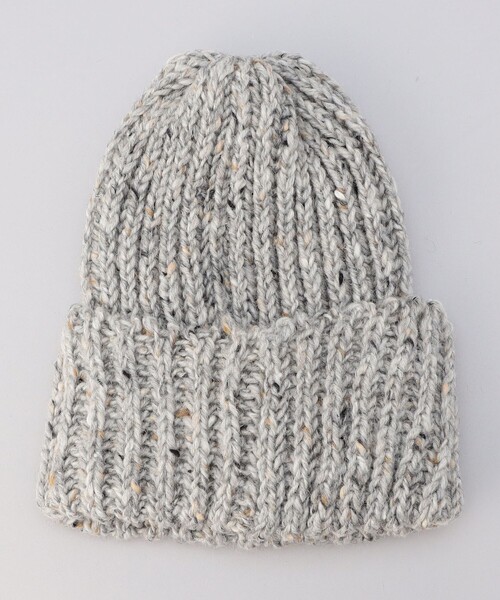 HIGHLAND 2000（ハイランドトゥーサウザンド）の「【HIGHLAND 2000（ハイランド2000）】メランジリブニットキャップ（別注カラーあり）（ニットキャップ/ビーニー・レディース・ブラウン系/ライトグレー/コバルトブルー・FREE）」の5枚目の写真
