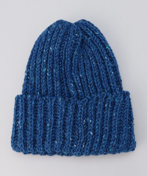 HIGHLAND 2000（ハイランドトゥーサウザンド）の「【HIGHLAND 2000（ハイランド2000）】メランジリブニットキャップ（別注カラーあり）（ニットキャップ/ビーニー・レディース・ブラウン系/ライトグレー/コバルトブルー・FREE）」の6枚目の写真