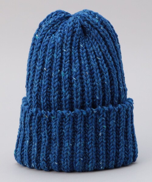 HIGHLAND 2000（ハイランドトゥーサウザンド）の「【HIGHLAND 2000（ハイランド2000）】メランジリブニットキャップ（別注カラーあり）（ニットキャップ/ビーニー・レディース・ブラウン系/ライトグレー/コバルトブルー・FREE）」の8枚目の写真