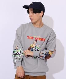 親子お揃い ディズニー トイ・ストーリー 袖キャラクタートレーナー 0834A