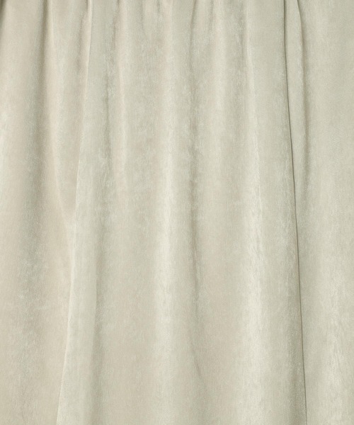 LEPSIM（レプシィム）の「ハギハギサテンフレアスカート　600161（スカート・レディース・チャコールグレー/アイボリー/ブラウン・FREE）」の10枚目の写真