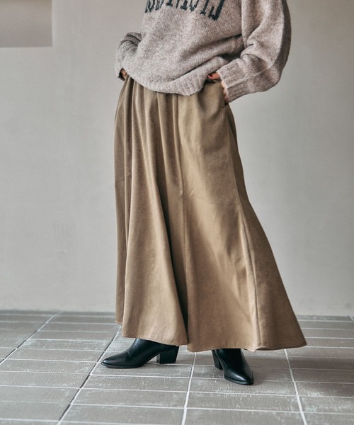 セール】ハギハギサテンフレアスカート 600161（スカート）｜LEPSIM