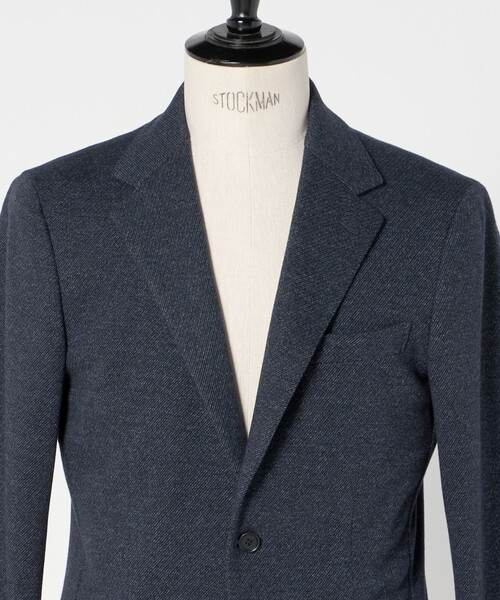 UNITED ARROWS（ユナイテッドアローズ）の「ツイル ジャージ シングル2ボタン テーラードジャケット COMFORT EASY‐MODEL（テーラードジャケット・メンズ・ネイビー・50/44/48/46）」の8枚目の写真