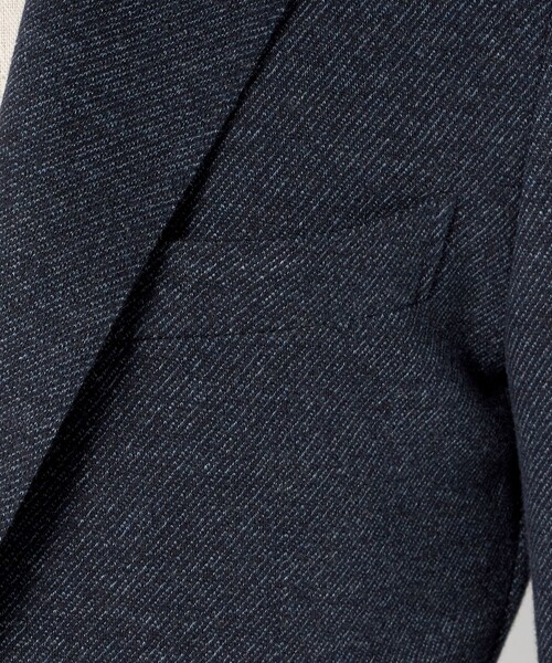 UNITED ARROWS（ユナイテッドアローズ）の「ツイル ジャージ シングル2ボタン テーラードジャケット COMFORT EASY‐MODEL（テーラードジャケット・メンズ・ネイビー・50/44/48/46）」の12枚目の写真