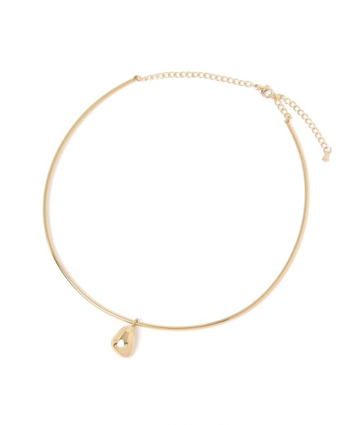 LOWRYS FARM（ローリーズファーム）の「ステンレスパーツツキチョーカー　605357（ネックレス・レディース・シルバー/ゴールド・FREE）」の2枚目の写真