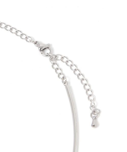 LOWRYS FARM（ローリーズファーム）の「ステンレスパーツツキチョーカー　605357（ネックレス・レディース・シルバー/ゴールド・FREE）」の3枚目の写真