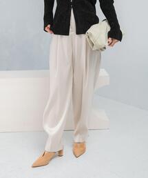 URBAN RESEARCH ROSSO WOMEN | ウール混2WAYサテンパンツ(その他パンツ)