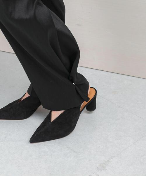 URBAN RESEARCH ROSSO WOMEN(アーバンリサーチ ロッソ)の「ウール混2WAYサテンパンツ(その他パンツ・レディース・ブラック/オフホワイト・36/38)」の14枚目の写真