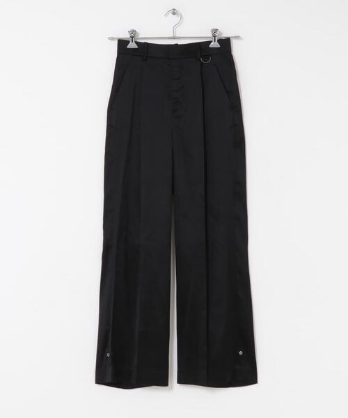 URBAN RESEARCH ROSSO WOMEN(アーバンリサーチ ロッソ)の「ウール混2WAYサテンパンツ(その他パンツ・レディース・ブラック/オフホワイト・36/38)」の15枚目の写真