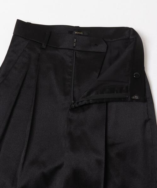 URBAN RESEARCH ROSSO WOMEN(アーバンリサーチ ロッソ)の「ウール混2WAYサテンパンツ(その他パンツ・レディース・ブラック/オフホワイト・36/38)」の17枚目の写真