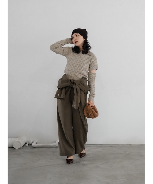 Katrin TOKYO(カトリーントーキョー)の「【UNIVERSAL OVERALL×Katrin TOKYO】painter jump suit(つなぎ/オールインワン・レディース・ブラウン/チャコールグレー・M/S/XS)」の15枚目の写真