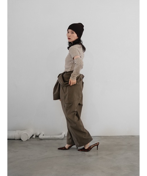 Katrin TOKYO(カトリーントーキョー)の「【UNIVERSAL OVERALL×Katrin TOKYO】painter jump suit(つなぎ/オールインワン・レディース・ブラウン/チャコールグレー・M/S/XS)」の16枚目の写真
