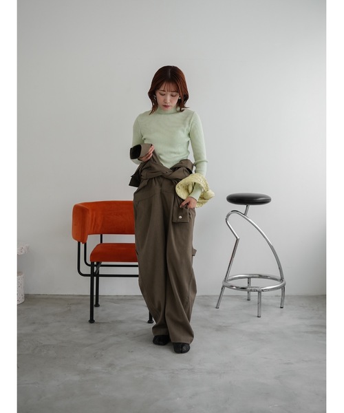 Katrin TOKYO(カトリーントーキョー)の「【UNIVERSAL OVERALL×Katrin TOKYO】painter jump suit(つなぎ/オールインワン・レディース・ブラウン/チャコールグレー・M/S/XS)」の14枚目の写真