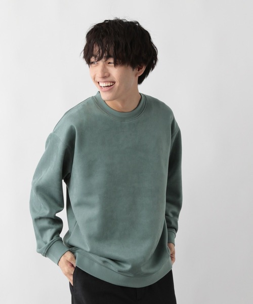 GLOBAL WORK（グローバルワーク）の「スウェードライククリーンスウェット/580811（スウェット・メンズ・ライトブルー/ブラック/グレー/ベージュ/ライトグリーン/ホワイト・X-LARGE/MEDIUM/LARGE/SMALL）」の6枚目の写真
