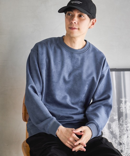 セール】スウェードライククリーンスウェット/580811（スウェット
