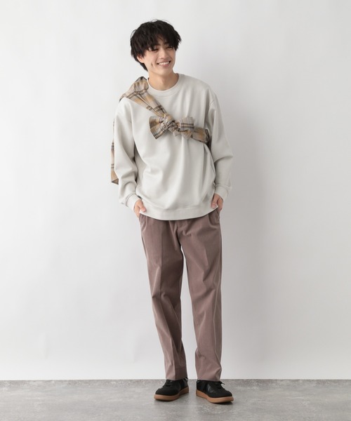 GLOBAL WORK（グローバルワーク）の「スウェードライククリーンスウェット/580811（スウェット・メンズ・ライトブルー/ブラック/グレー/ベージュ/ライトグリーン/ホワイト・X-LARGE/MEDIUM/LARGE/SMALL）」の15枚目の写真