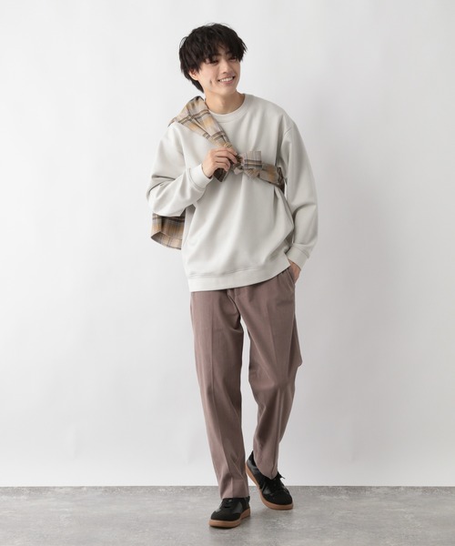 GLOBAL WORK（グローバルワーク）の「スウェードライククリーンスウェット/580811（スウェット・メンズ・ライトブルー/ブラック/グレー/ベージュ/ライトグリーン/ホワイト・X-LARGE/MEDIUM/LARGE/SMALL）」の17枚目の写真