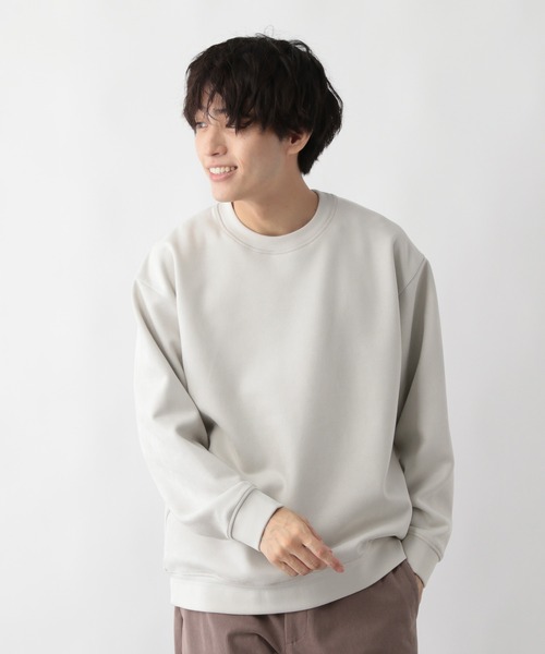 GLOBAL WORK（グローバルワーク）の「スウェードライククリーンスウェット/580811（スウェット・メンズ・ライトブルー/ブラック/グレー/ベージュ/ライトグリーン/ホワイト・X-LARGE/MEDIUM/LARGE/SMALL）」の19枚目の写真
